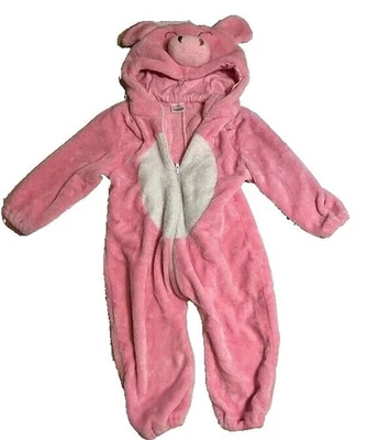 Michley Baby Piglet Costume 12-18M Plush Halloween Cosplay Toddler Outfit Cute - Image 1 of 4