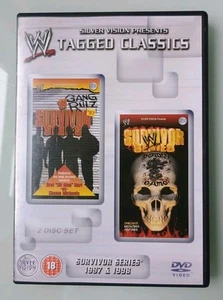 WWE Tagged Classics Survivor Series 1997 & 1998 DVD (2008) WWF RARE Bret Hart - Picture 1 of 8