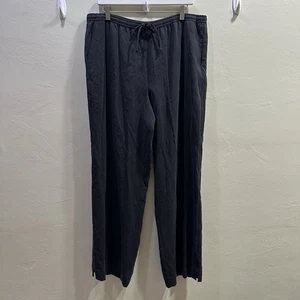 Pantalone lounge Tommy Bahama uomo XL vintage 100% seta nero con coulisse nuovo con etichetta - Foto 1 di 7