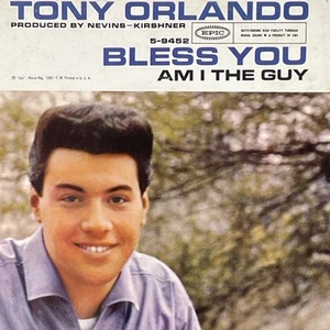 Tony Orlando Bless You Am I the Guy 1961 Epic Picture Sleeve Only 9452 - Picture 1 of 3