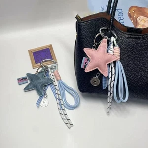 Braided Rope Star Bag Pendant for Handbag Purse Backpack Accessories - Picture 1 of 15