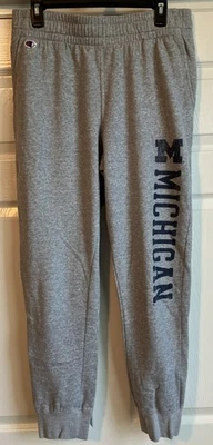 Pantalones deportivos para hombre Champion Michigan Wolverines gris jaspeado talla grande Foto 1 de 4