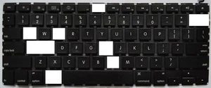 AP13 Replacement key for keyboard Apple Macbook A1185 G4 Unibody A1181 - Picture 1 of 2