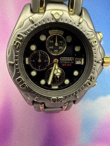 Citizen Eco Drive 200m Dive Watch B741 - H16471 Parts No Crystal Face - Picture 1 of 2