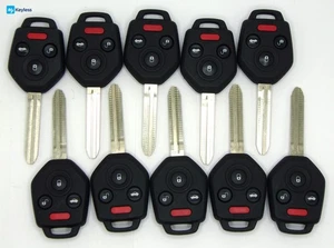 10x UNCUT OEM Subaru Remote Head Keys 7 H 3 G Blade Stamps CWTB1G077 - Foto 1 di 2