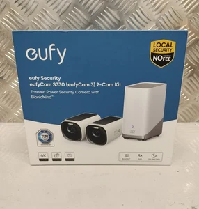 Eufy S330 EufyCam3 2-Cam Kit Überwachungskamera Außen kabellos 4K Solarpanel NEU - Bild 1 von 4