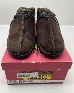 VANELI Brown Faux Fur Mule Slip-on Women’s Size 8 M Casual Shoes - Picture 1 of 8