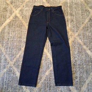 Jeans vintage Wrangler Rustler regular fit made in USA 32x30 denim nuovo con etichette - Foto 1 di 10
