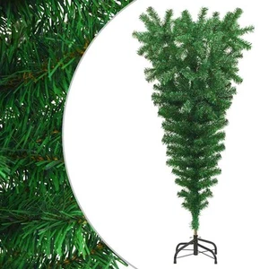 Upside Down Green Artificial Christmas Tree with Stand 120cm Unique Holiday - Picture 1 of 8