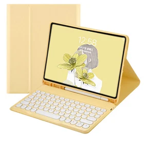 For iPad Mini 7 A17 Pro 2024 8.3" Bluetooth Keyboard Leather Smart Cover Case - Picture 1 of 57