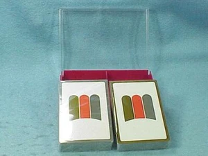 Playing Cards Peoples Mutual 1 - Waterloo, IA - Double Deck -bx2 - Picture 1 of 1