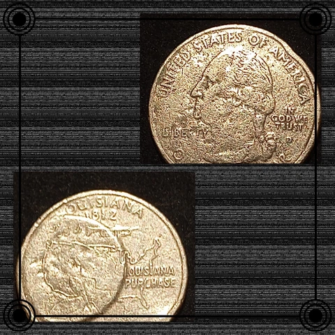 2002 Error Coin/ US Quarter (Rare) Cover