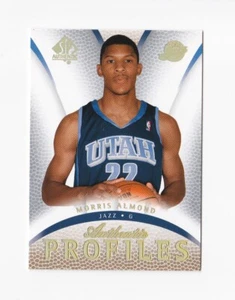 2007-08 SP Authentic Profiles #AP16 Morris Almond Utah Jazz Rice - Picture 1 of 2