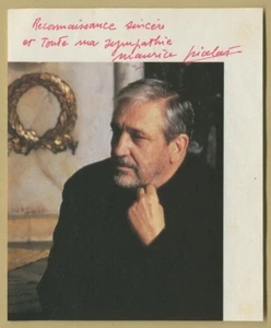 Maurice Pialat (1925-2003) - French film director - Rare signed magazine photo - Picture 1 of 2