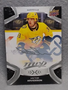 Viktor Arvidsson, 2021-22 MVP Base Silver Script #33, Nashville Predators - Picture 1 of 2