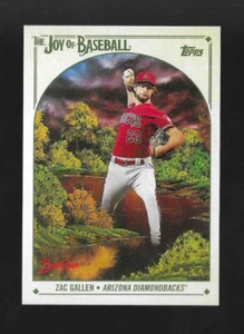 ZAC GALLEN 2023 Topps BOB ROSS The Joy of Baseball #77 ARIZONA DIAMONDBACKS - Imagen 1 de 2