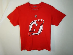 Adam Henrique New Jersey Devils NHL Hockey T Shirt Reebok Size YOUTH LARGE L - Picture 1 of 3