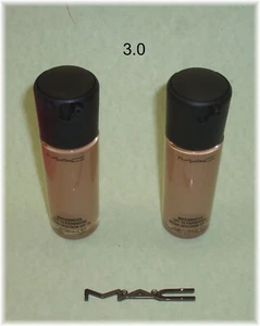 Two New Mac Matchmaster SPF15 Foundation #3.0 - Full Size 35mL / 1.2 Oz. - Picture 1 of 1