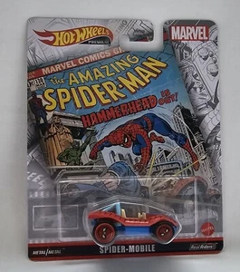 HOT WHEELS PREMIUM 2022 POP CULTURE THE AMAZING SPIDER-MAN SPIDER-MOBILE MATTEL - Imagen 1 de 2