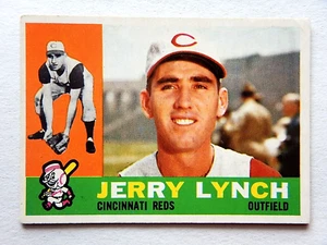 Jerry Lynch #198 Topps 1960 Baseball Card (Cincinnati Reds) *VG - Picture 1 of 2