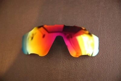 PolarLens POLARIZED Fire Red Iridium Replacement Lens for-Oakley Jawbreaker