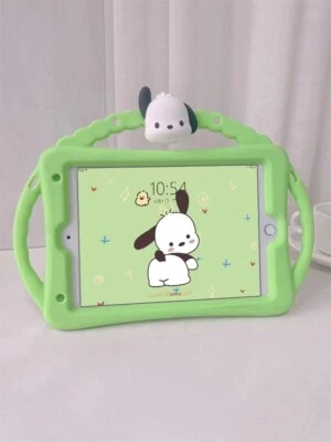 Green Pop Case Silicone Stand Cover for iPad 9.7 10.9 Pro 11 10.2 10.5 Mini - Image 1 of 2