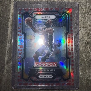 2023-2024 rote Würfel Monopoly Lebron James SSP Etui Hit #40 - Bild 1 von 2