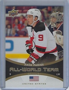 2010-11 Upper Deck All World Team #AW-4 Zach Parise - Picture 1 of 2