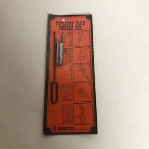 Rug Crafters Tapestry Yarn Needle Set Vintage Crafting Tool New Sealed - Picture 1 of 1