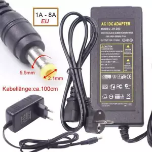Netzteil Trafo DC12V 1A-8A Netzadapter Driver für LED Strip Notebook CCTV-Kamera - Bild 1 von 11