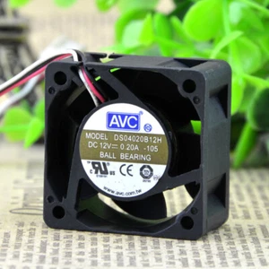AVC 4 Cm 4020 12V 0.20A DS04020B12H Interruttore Server 1U Ventola di Raffreddamento Piccolo - Foto 1 di 5