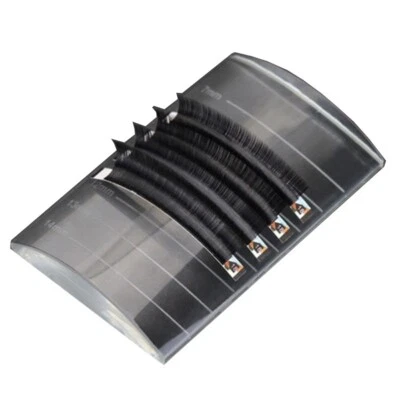 Soporte de pegamento de vidrio curvo / paleta adhesiva para extensiones de pestañas Foto 1 de 2