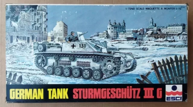 German Tank Sturmgeschütz III G - 1:72 - ESCI - 8005 - Immagine 1 di 1