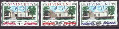 St Vincent 1968 SC 256-258 MNH Set World Meteorology Day Foto 1 de 3