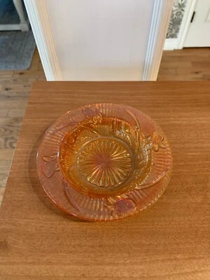 REPLACEMENT ITEM Butter Dish Bottom Jeannette Depression Glass, no lid. - Image 1 of 4