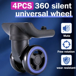 4Pcs Replacement Luggage/ Suitcase Spare Swivel Wheel 360° Spinner AU Stock - Picture 1 of 13