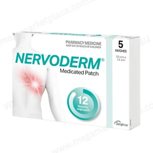 Nervoderm Medicated Patches 5pk Shooting Stabbing Burning Nerve Pain Relief - Picture 1 of 1