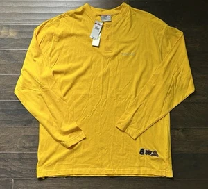 Vintage Y2K Platinum FUBU Henley Long Sleeve Fat Albert Shirt Hip Hop Baggy - Picture 1 of 7