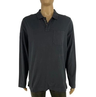 CAMEL ACTIVE Camisa Polo De Manga Larga Azul Marino Para Hombre Talla XL - Imagen 1 de 4