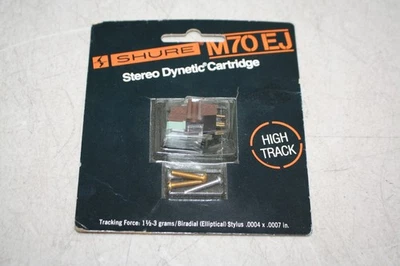 Cartucho Dinético Estéreo Shure M70EJ Elíptico De Colección Nuevo en Caja NUEVO Foto 1 de 4
