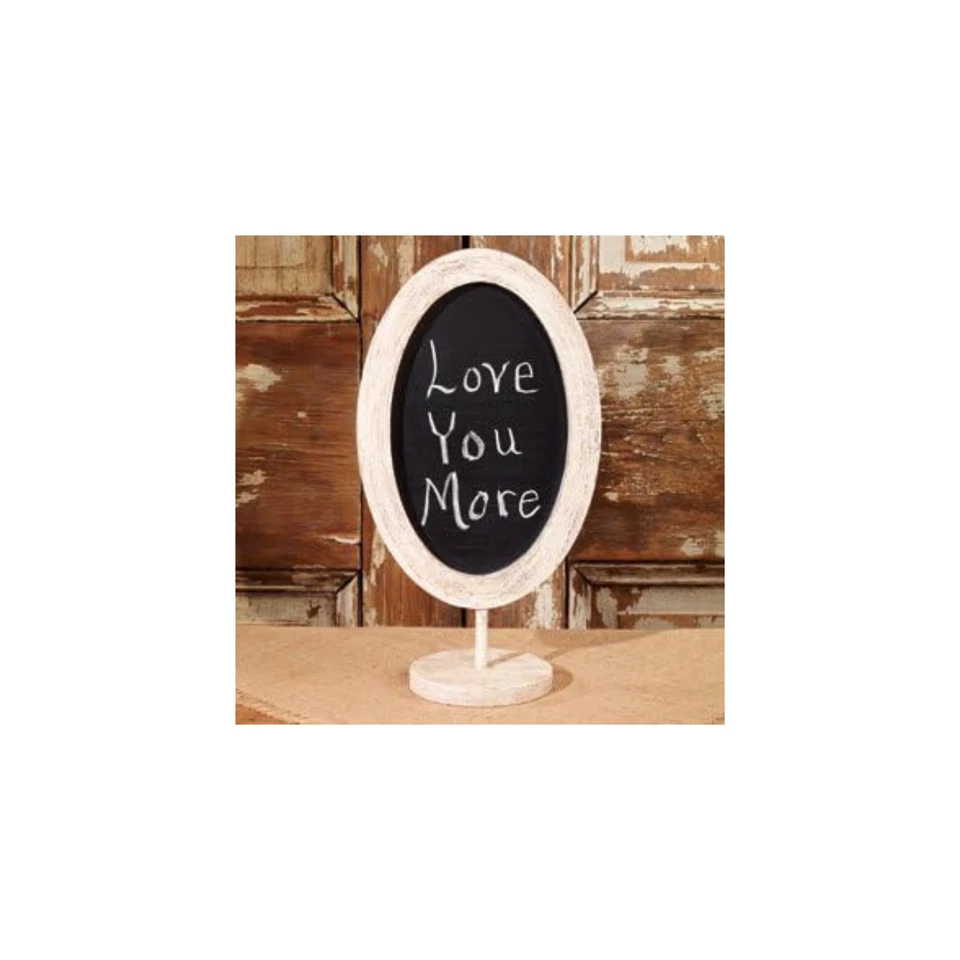 Oval Pedestal Chalkboard (8x14.25") - Image 1 of 1
