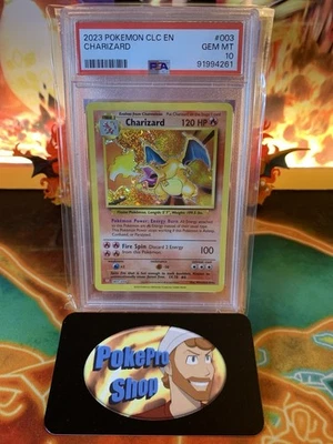 2023 Pokémon Classic Collection CLC Charizard Holo 003 - PSA 10 GEM MINT - Image 1 of 3