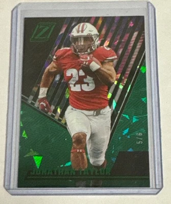 JONATHAN TAYLOR - 2023 Panini Chronicles Draft ZENITH #22 Cracked Ice Green 5/6 - Image 1 of 2