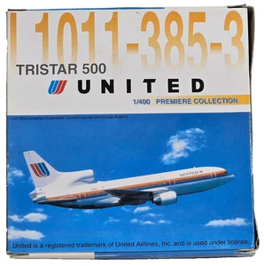 DRAGON 1:400 TRISTAR 500 150 L L1011-385-3 UNITED AIRLINES MODEL No 55121 - Picture 1 of 18