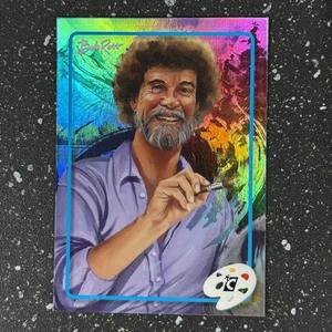 RARE Bob Ross RAINBOW HOLOFOIL 2023 Cardsmiths Bob Ross #50 Parallel - Picture 1 of 2