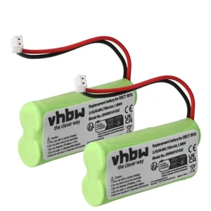 2x Akku für Audioline DECT 5015 750mAh 2,4V - Zdjęcie 1 z 9