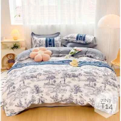 Juego de edredón y sábanas tamaño completo Home Collection  Foto 1 de 3