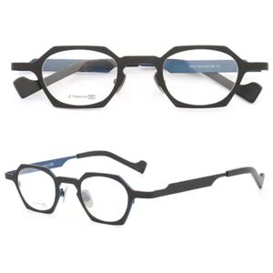 Clásicas Vintage Gafas de Titanio Puro Octágono Gafas Redondas Monturas Hombres Mujeres - Imagen 1 de 16