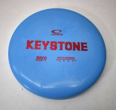 Latitude 64° Disc Golf Keystone Zero Soft Blue 175g 2 5 -1 1 Putting Glide - Image 1 of 4