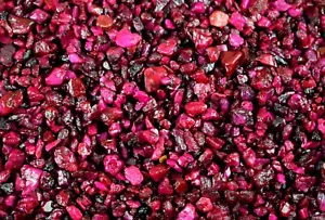 Natürlicher afrikanischer 1000 Kt / 2-3 mm roter Rubin Edelstein grobes Set - Bild 1 von 4